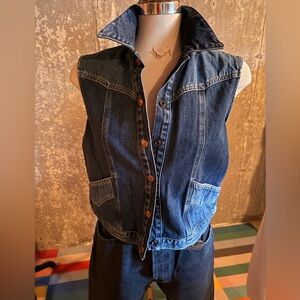 Wrangler Blue Denim Vest